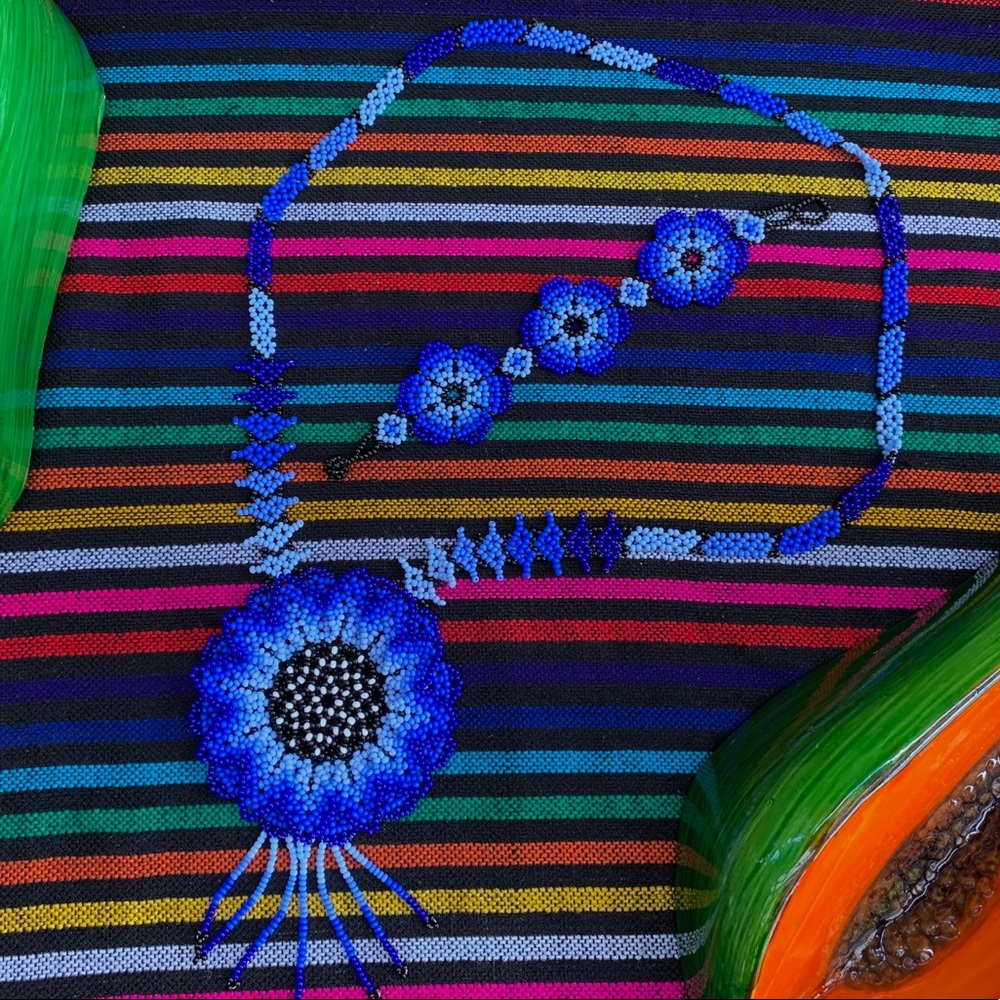Blue Chakira Necklace/Bracelet set